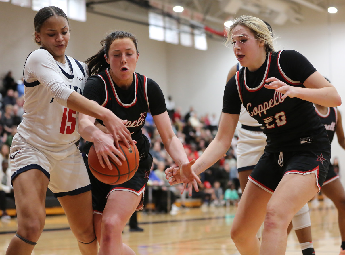 Coppell Allen Texas 6A UIL girls basketball bi-district playoffs 021323 Brian McLean 7